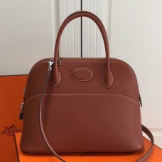Hermes Bolide 31cm Bags In Brown Swift Leather