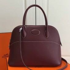 Hermes Bolide 31cm Bags In Burgundy Swift Leather