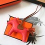 Hermes Rodeo Horse Bags Charm In Piment/Camarel/Orange Leather