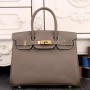 Hermes Birkin 30cm 35cm Bags In Etoupe Epsom Leather