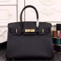 Hermes Birkin 30cm 35cm Bags In Black Epsom Leather