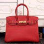 Hermes Birkin 30cm 35cm Bags In Red Epsom Leather