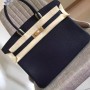 Hermes Black Clemence Birkin 35cm Handmade Bags