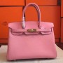 Hermes Pink Epsom Birkin 35cm Handmade Bags